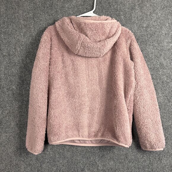 Patagonia Los Gatos Hooded Pullover Sz S dusty Pink Cozy Fleece Outdoors Granola - Picture 2 of 7